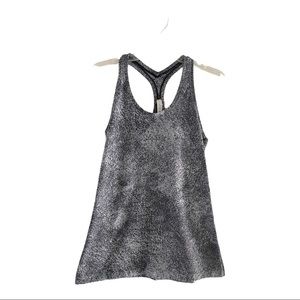 Lululemon grey splattered tank